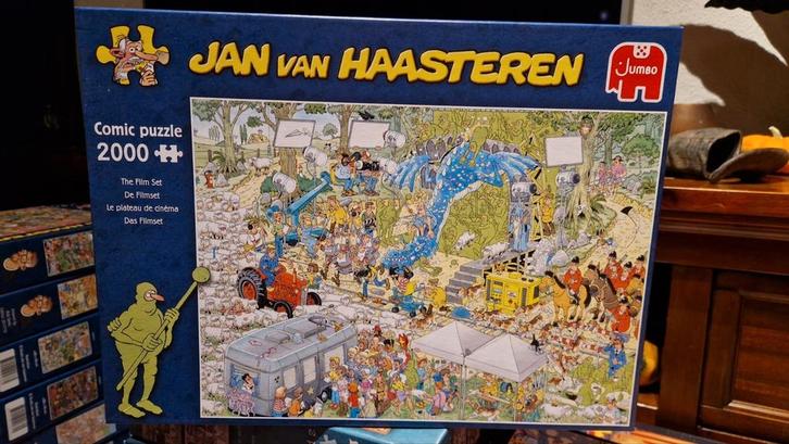 Jan van Haasteren 2000 de filmset, Hobby en Vrije tijd, Denksport en Puzzels, Zo goed als nieuw, 500 t/m 1500 stukjes, Ophalen