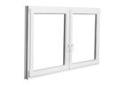 Kunststof Kozijn Draaikiep Draaikiep  B196 H106cm Wit Intrek, Niet ingevuld, Kunststof, Raamkozijn, Niet ingevuld