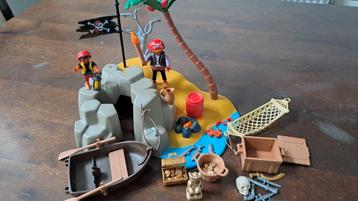 Playmobil schatteneiland met toebehoor beschikbaar voor biedingen