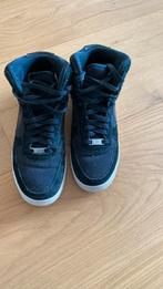 Nike Air AF1 zwart suede mt 40 zgan, Ophalen of Verzenden, Zo goed als nieuw, Nike air, Jongen of Meisje