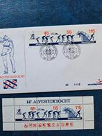 Stadspost Friesland elfstedentocht enveloppe en blok zegels, Postzegels en Munten, Ophalen of Verzenden