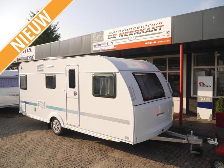 Adria Aviva 522 PT, Caravans en Kamperen, Caravans, Bedrijf, tot en met 6, 1000 - 1250 kg, Standaardzit, Adria, Dwarsbed, Overige typen