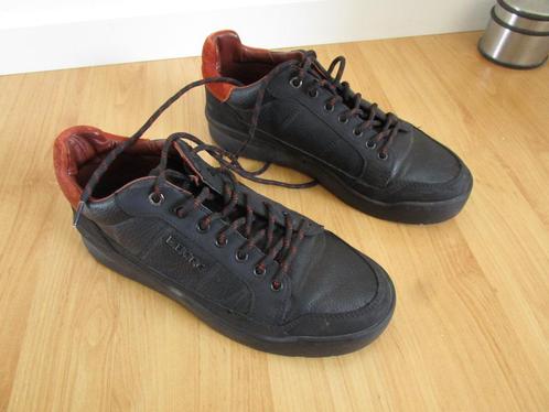 Bjorn Borg - zwarte leren sneakers maat 42, Kleding | Heren, Schoenen, Zo goed als nieuw, Sneakers of Gympen, Zwart, Ophalen of Verzenden