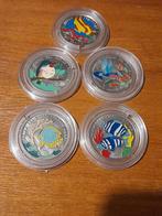 Cuba 5 gekleurde munten in capsule, Ophalen of Verzenden, Verzameling