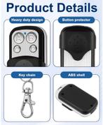 Universele Garage afstandsbediening handzender 433Mhz, 120 cm of meer, Nieuw, Ophalen of Verzenden, Buitendeur