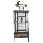 Papegaaienkooi Conure Swift Antraciet 82 x 77,5 x 164 cm – K, Ophalen, Nieuw, Metaal, Vogelkooi