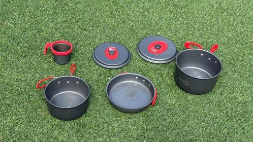 Bio Camp Kookset – Lichtgewicht & Compact - Kampeer Set, Caravans en Kamperen, Kampeeraccessoires, Zo goed als nieuw, Ophalen of Verzenden