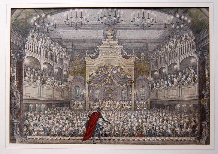 De Opera in de Achttiende Eeuw , Antiek en Kunst, Kunst | Etsen en Gravures, Ophalen of Verzenden