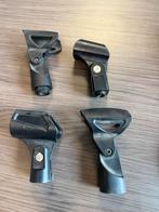 4 gebruikte microfoon klemmen, Ophalen of Verzenden, Gebruikt, Instrumentmicrofoon