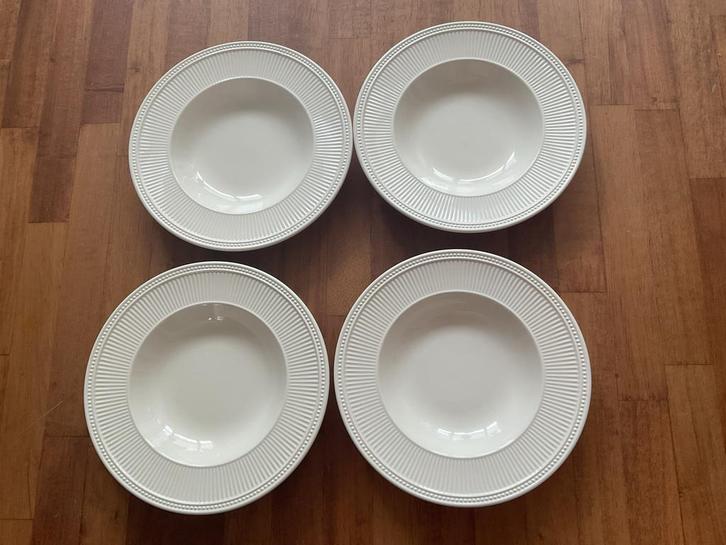 Wedgwood Windsor Diepe Borden - Set van 4 - Gaaf!, Antiek en Kunst, Antiek | Servies los, Ophalen of Verzenden