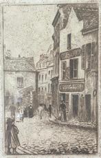 Ets Place du Tertre van Paul Le Rat (1849-1892), Verzenden