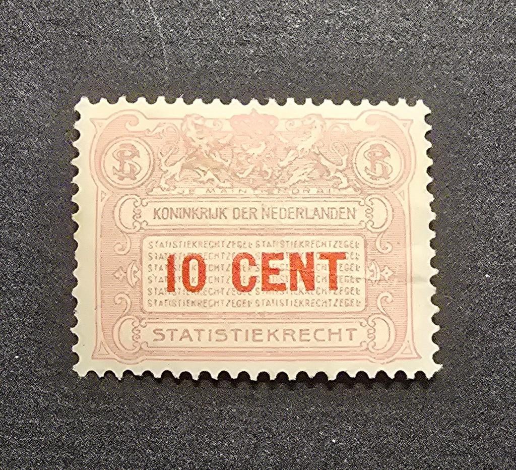 Statistiekrecht 10 Cent - ongebruikt, Ophalen of Verzenden, T/m 1940, Postfris
