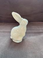 Leuk glazen / wit beeldje van een konijn - PTMD Collection, Ophalen of Verzenden, Zo goed als nieuw, Dier