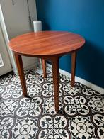 Gezellig klein rond tafeltje, hout. 80 cm. H77, Antiek en Kunst, Ophalen of Verzenden