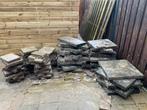 Tegels 60x60 (25 stuks) en 30x30, Tuin en Terras, Tegels en Klinkers, Ophalen, Gebruikt, Minder dan 5 m², Beton