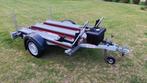 Motortrailer Humbaur 1 of 2 motoren te huur, Met chauffeur, Aanhangwagen