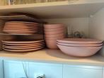 Roze servies, Ophalen of Verzenden, Gebruikt, Overige stijlen, Bord(en)