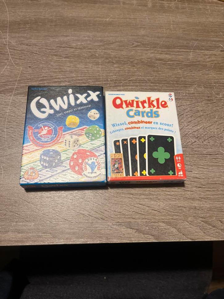 Qwixx & Qwirkle Cards - Leuke Bordspellen!, Hobby en Vrije tijd, Gezelschapsspellen | Bordspellen, Zo goed als nieuw, Een of twee spelers