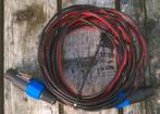 Luidsprekersnoer 10 meter - 2x2,5mm (rood/zwart), Speaker of Versterker, Ophalen of Verzenden, Zo goed als nieuw, Nb