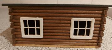 Vintage modelspoorbaan Houten blokhut beschikbaar voor biedingen
