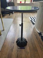 Art Deco metal side table, Ophalen, Minder dan 55 cm, Gebruikt, Metaal of Aluminium