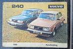 Volvo 240 Handleiding - Nederlands - 1979, Ophalen of Verzenden, Gelezen, Volvo