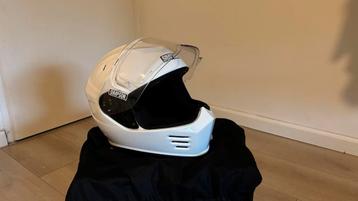 Simpson Helm Glans Wit Maat S - Nieuwstaat! beschikbaar voor biedingen