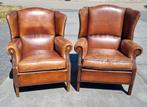 2 schapenleren muylaert fauteuils + BEZORGING GRATIS, Huis en Inrichting, Gebruikt, Ophalen of Verzenden, Schapenleer, Leer