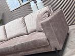 ZGAN Velvet Velours Organische Hoekbank - Beige - 297 x 185, Huis en Inrichting, Ophalen, 250 tot 300 cm, -, -