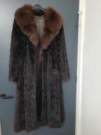 Vintage Bontmantel - Frits van der Ven, Kleding | Dames, Frits van der Ven, Bruin, Maat 42/44 (L), Ophalen of Verzenden