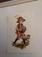 JONGEN (DRAAGT EEN MAND  MET KITTENS ) MET POES, Ophalen of Verzenden, Kinderen