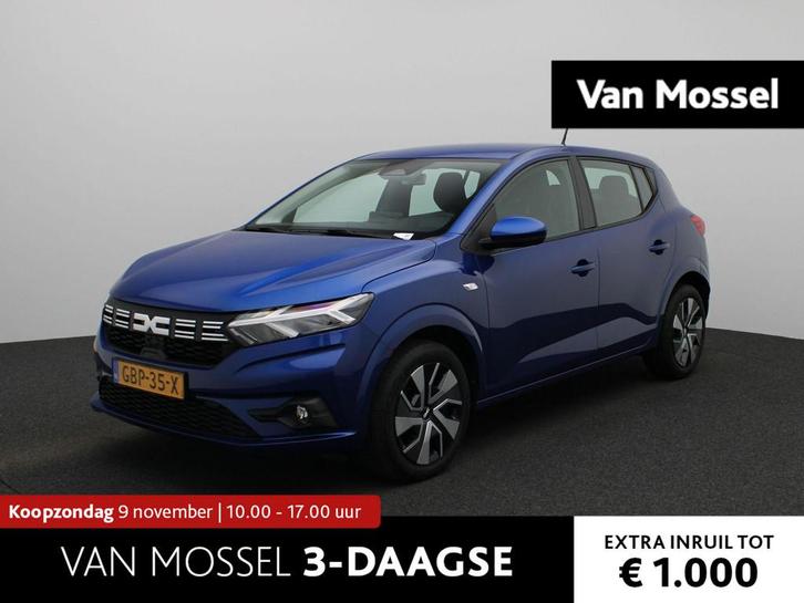 Dacia Sandero 1.0 TCe 90PK Expression | Parkeersensoren Acht, Auto's, Dacia, Bedrijf, Te koop, Sandero, ABS, Airbags, Airconditioning
