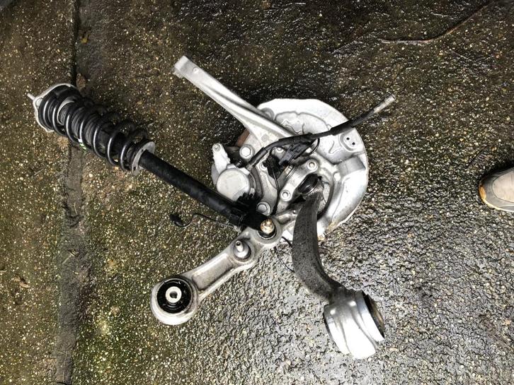 Complete Wielophanging Voorpoot W205 C Klasse Links Rechts, Auto-onderdelen, Ophanging en Onderstel, Mercedes-Benz, Gebruikt, Ophalen