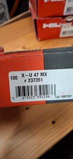 Hilti  X-U 47 MX   (6 doosjes), Ophalen of Verzenden, Nieuw, Minder dan 50 mm, Spijkers