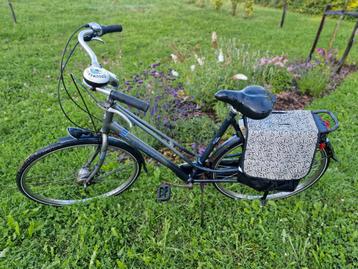 Giant Damesfiets met Versnellingen en Bagagedrager beschikbaar voor biedingen