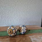 Twee kastknoppen  retro vintage Jugendstil, Ophalen of Verzenden