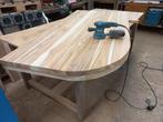 Op maat gemaakt tafels, wandplanken, schuifdeuren en meer, Ophalen, Minder dan 25 mm, Eiken, Nieuw