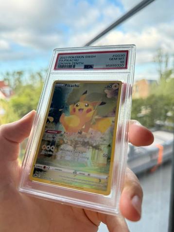 Pikachu | GG30 - Crown zenith PSA 10 beschikbaar voor biedingen
