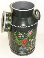 Nette vrolijk beschilderde melkbus 40 liter Hilversum, Ophalen of Verzenden, Gebruikt