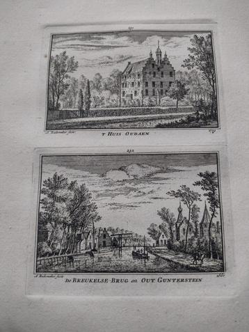 231/232 Breukelen Huis Oudaan en Gunterstein Gravure dl 3 beschikbaar voor biedingen
