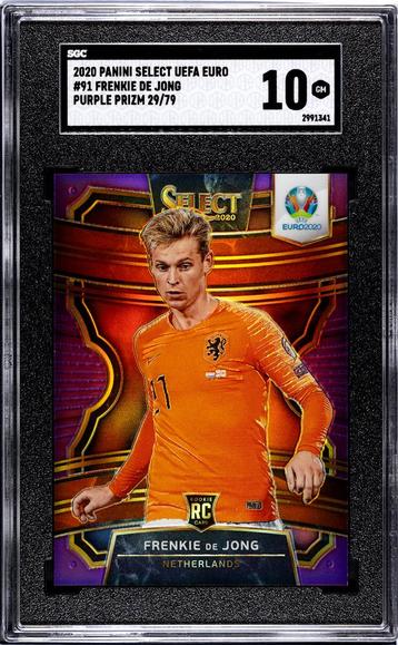 Panini select Frenkie de jong rookie purple /79 SGC 10 beschikbaar voor biedingen