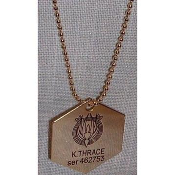 Battlestar Galactica Kara Thrace Starbuck Ketting  beschikbaar voor biedingen