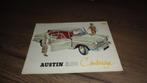 Folder  AUSTIN  A60  CAMBRIDGE, Verzenden, Gelezen, Overige merken