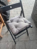4 houten klapstoelen van Ikea te koop., Huis en Inrichting, Stoelen, Ophalen, Zo goed als nieuw, Bruin