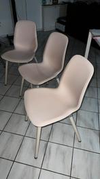 3 IKEA Leifarne stoelen met Ernfrid poten, Huis en Inrichting, Stoelen, Ophalen, Gebruikt