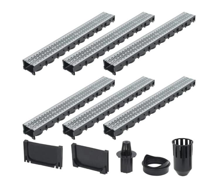 AANBIEDING | Afvoergoot sleufgoot lijngoot 6 stuks! GRTS BEZ, Doe-het-zelf en Verbouw, Buizen en Afvoer, Nieuw, Overige typen