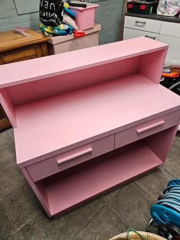 Gave roze toonbank winkel salon balie! beschikbaar voor biedingen