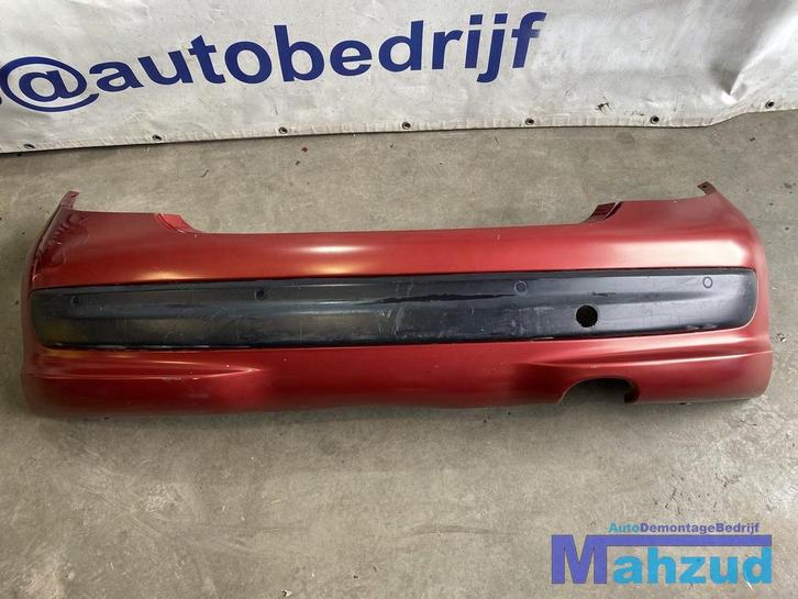 PEUGEOT 207 CC Rood achterbumper bumper 2007-2015, Auto-onderdelen, Carrosserie en Plaatwerk, Bumper, Peugeot, Achter, Gebruikt