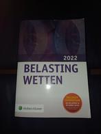 Belastingwetten - pocketeditie 2022, Ophalen of Verzenden, Nieuw