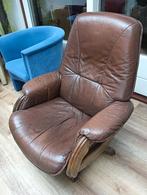relaxstoel draaipaar/ leder gratis, Ophalen, Gebruikt, Minder dan 75 cm, Leer
